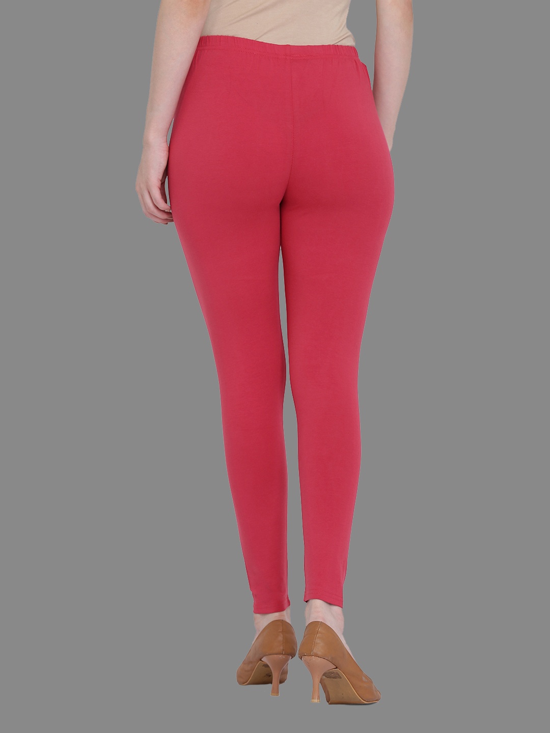 

FFU Ankle Length Leggings, Red