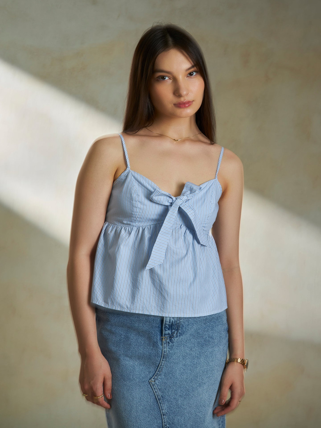 

Virgio Cotton Top, Blue