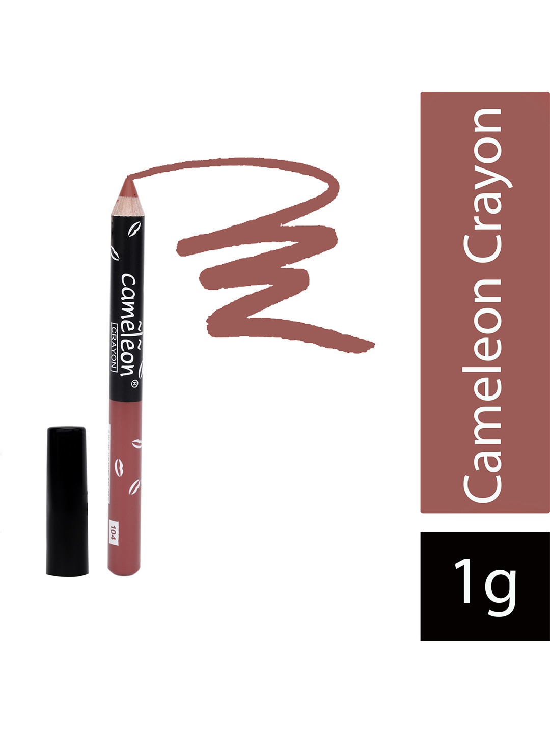 

Cameleon Crayon Long Lasting Lipstick Pencil - 1 g - Brown 104