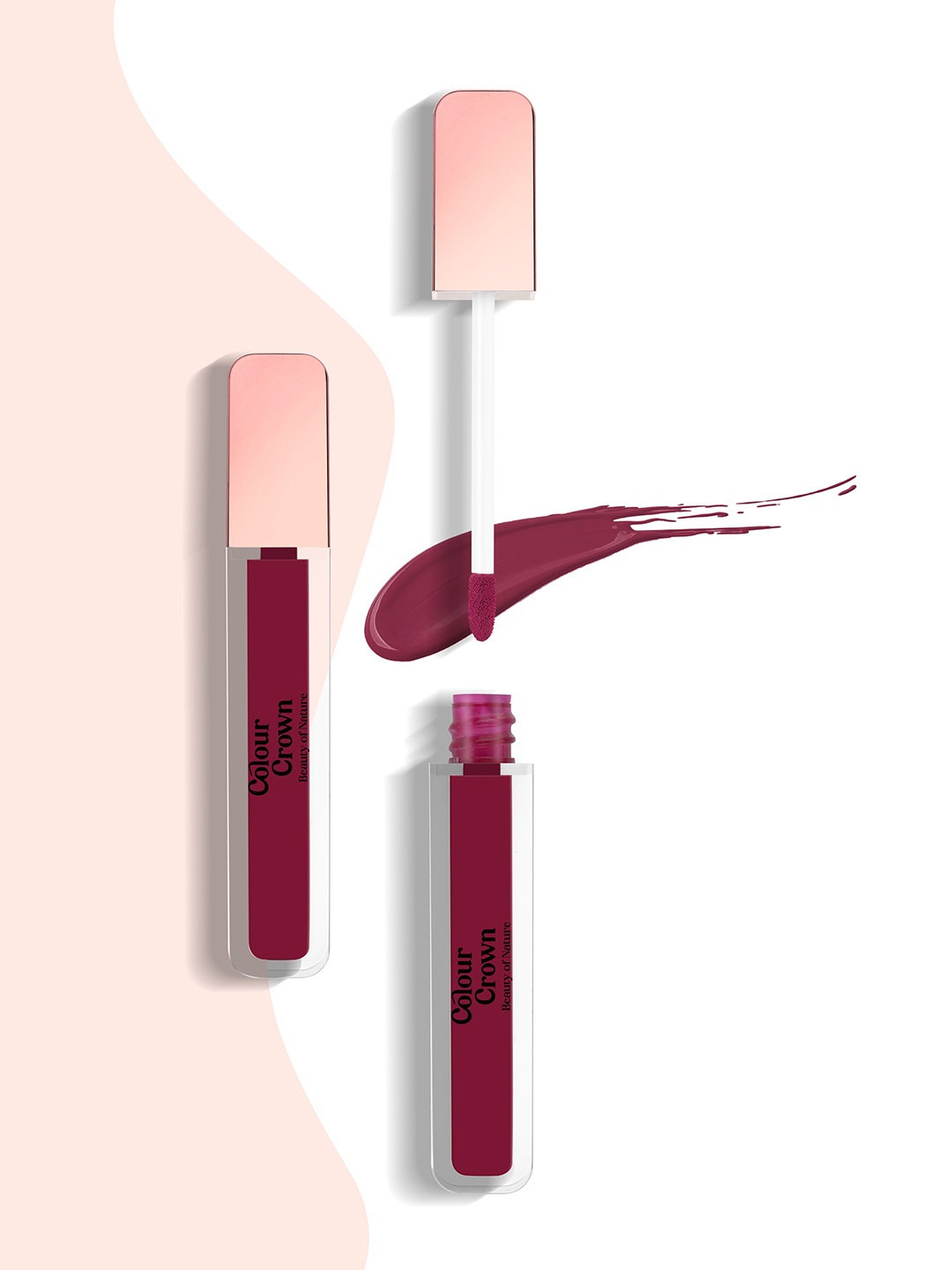 

CROWN Liquid Lipstick 3.5ml - Puzzle Wine, Maroon