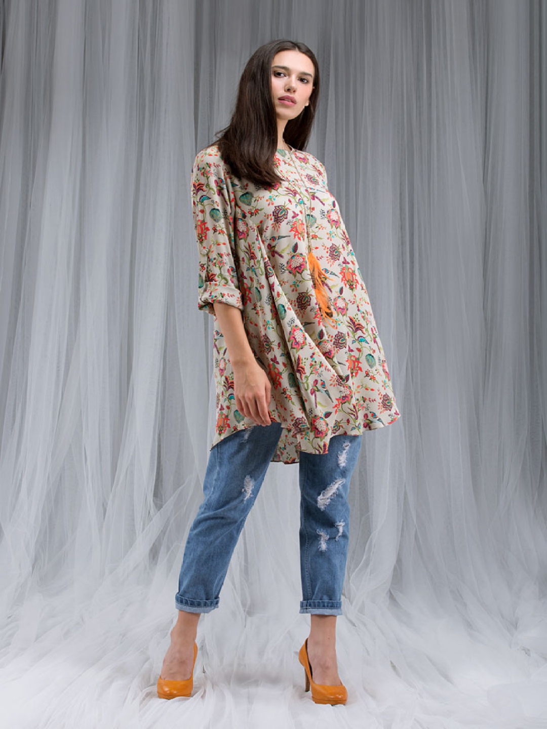 

PS PRET BY PAYAL SINGHAL Printed Tunic, Khaki