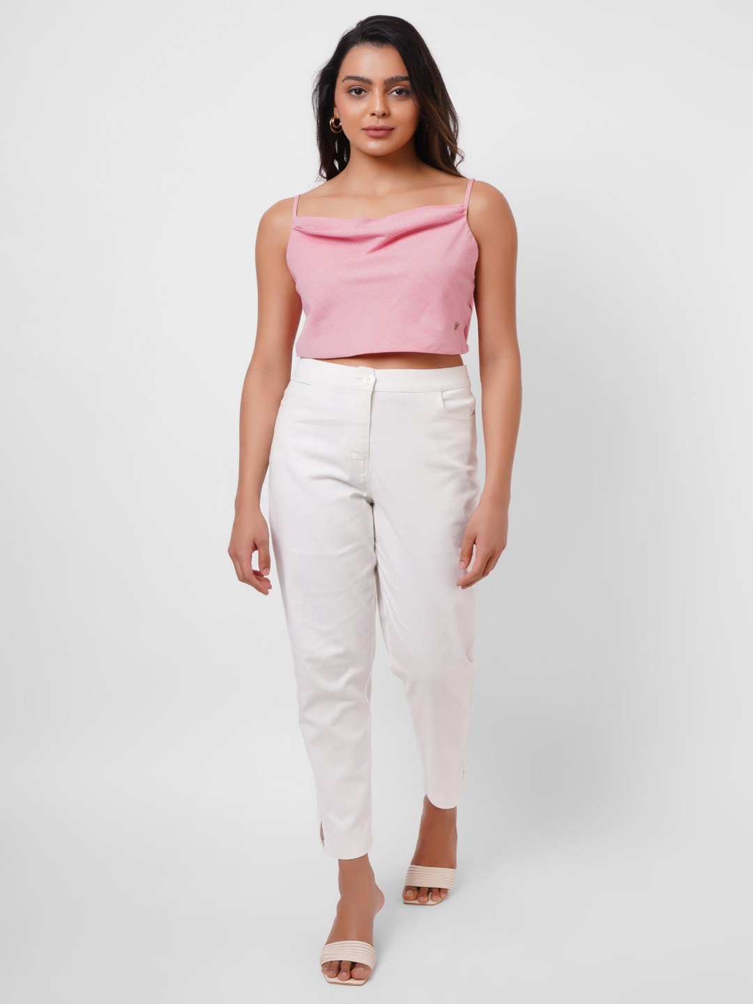 

Western Era Crop Top, Pink