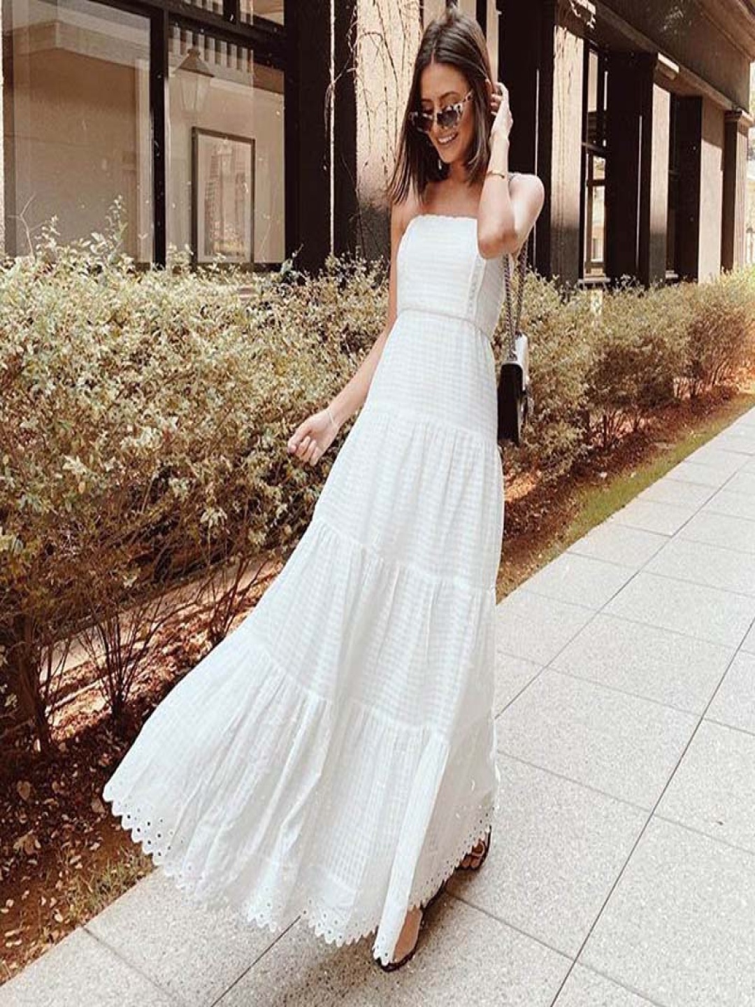 

bebe Maxi Dress, White