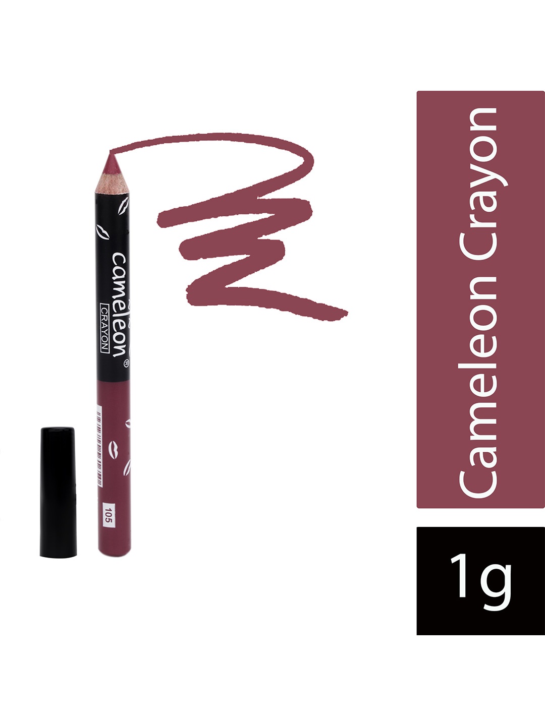 

Cameleon Crayon Long Lasting Lipstick Pencil - 1 g - Maroon 105