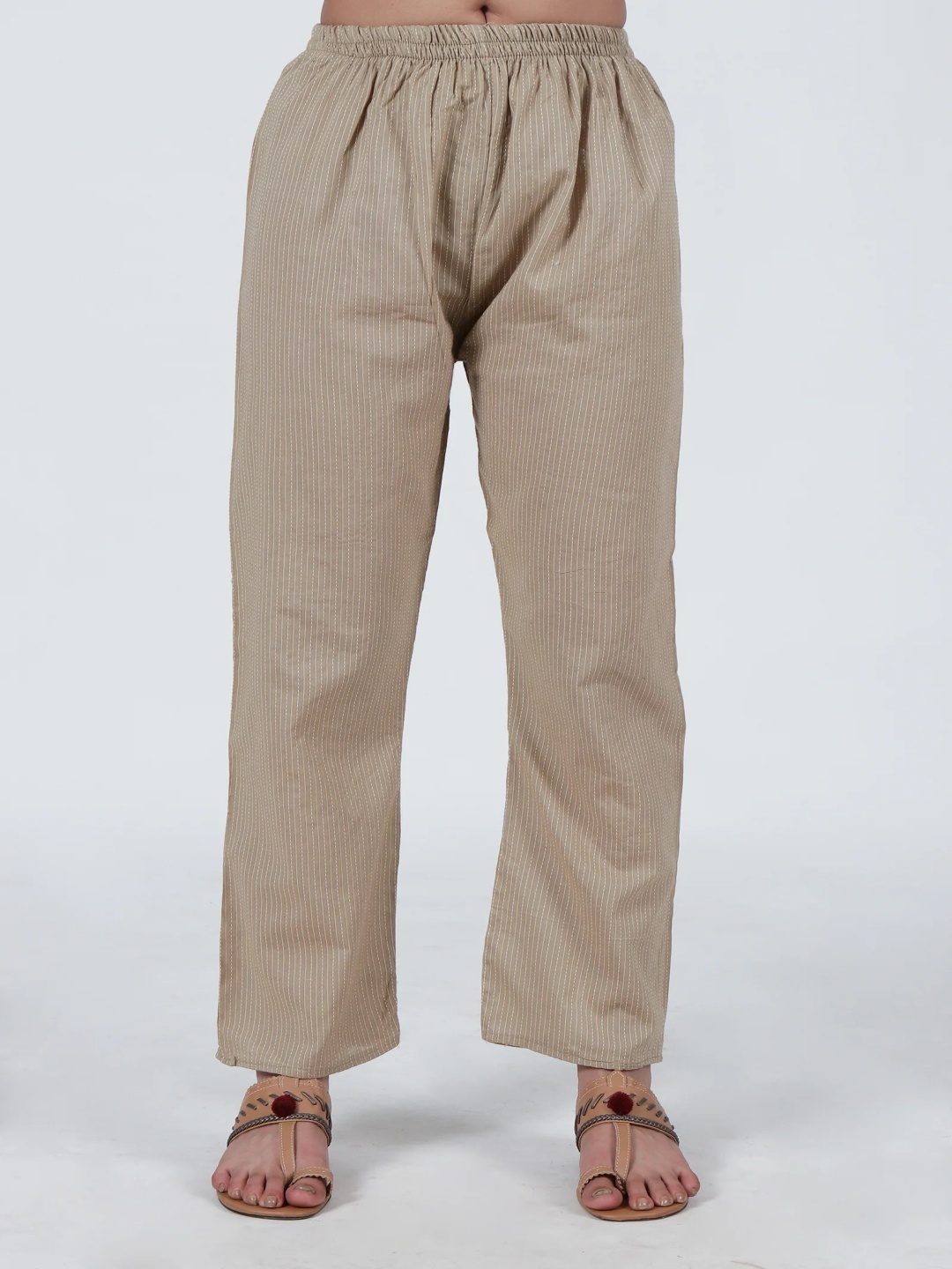 

TJORI Women Trousers, Beige