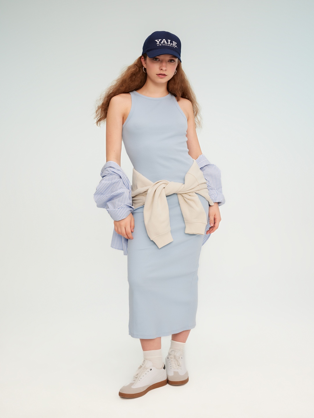 

DeFacto Sheath Midi Dress, Blue