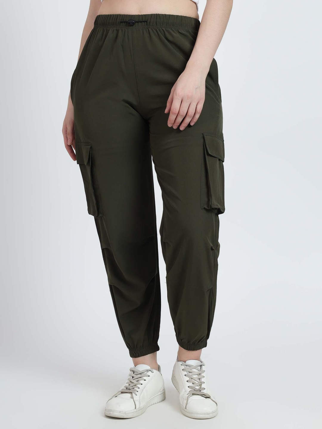 

TABADTOD Women Relaxed Loose Fit Joggers Trousers, Olive