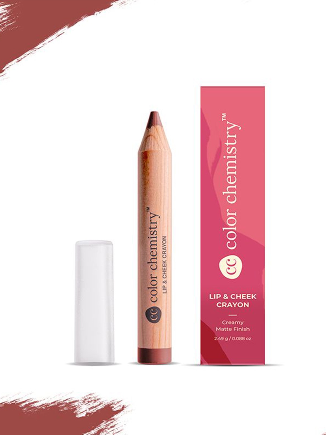 

Color Chemistry Creamy Matte Finish Lip & Cheek Crayon - 2.5 g - Tamarind LC13, Brown