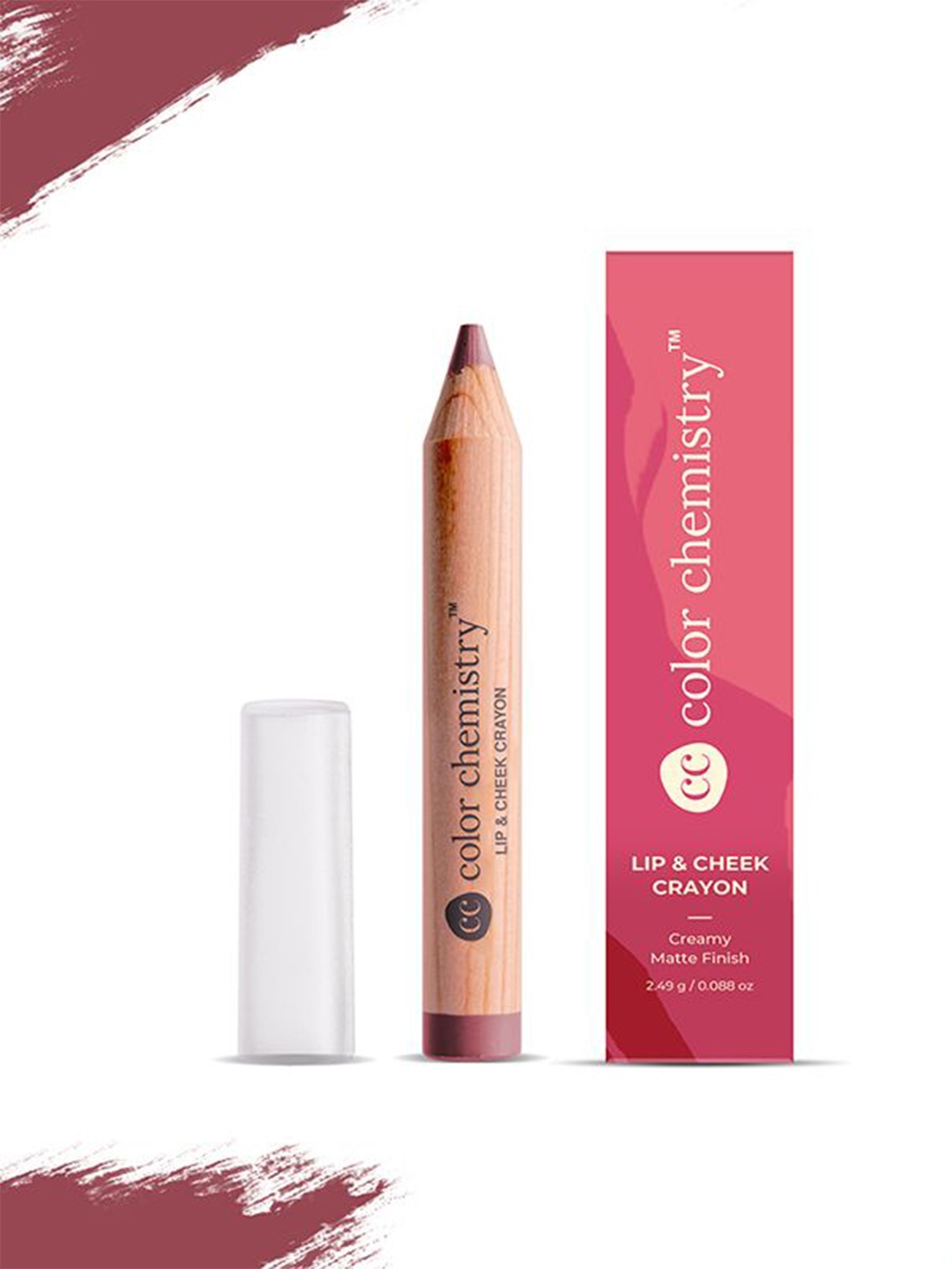 

Color Chemistry Creamy Matte Finish Lip & Cheek Crayon - 2.5 g - Bloom LC14, Brown