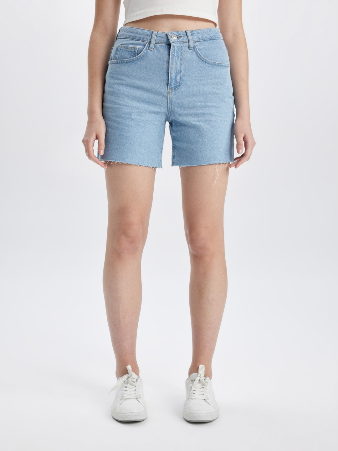 

DeFacto Women Denim Shorts, Blue