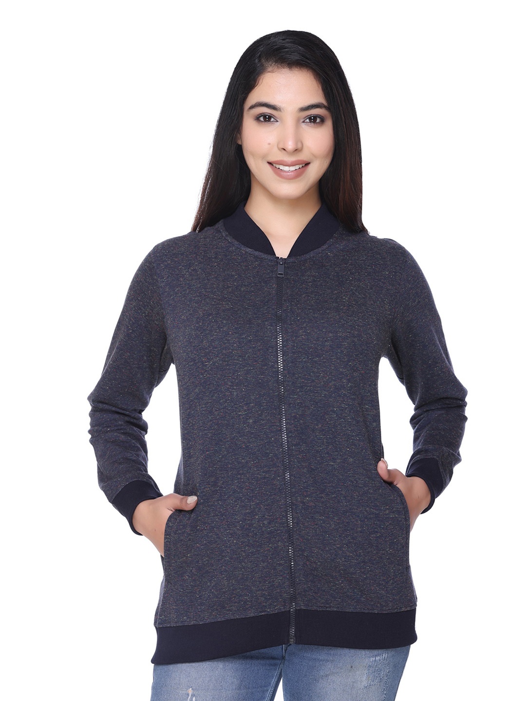 

Y&I Women Sweatshirt, Navy blue