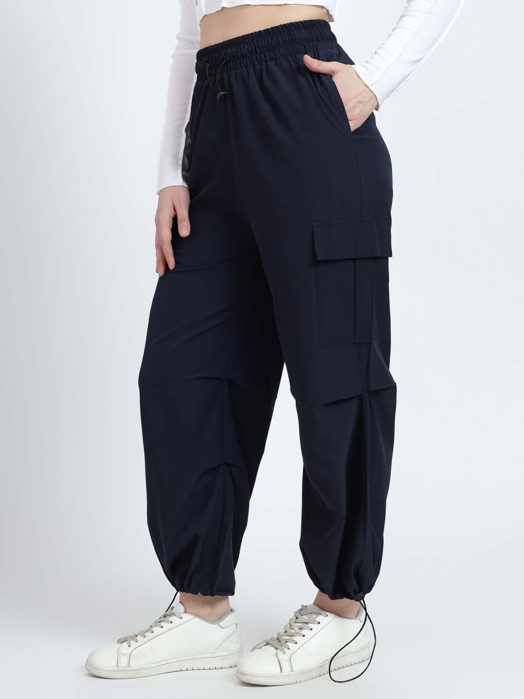 

TABADTOD Women Relaxed Loose Fit Joggers Trousers, Navy blue