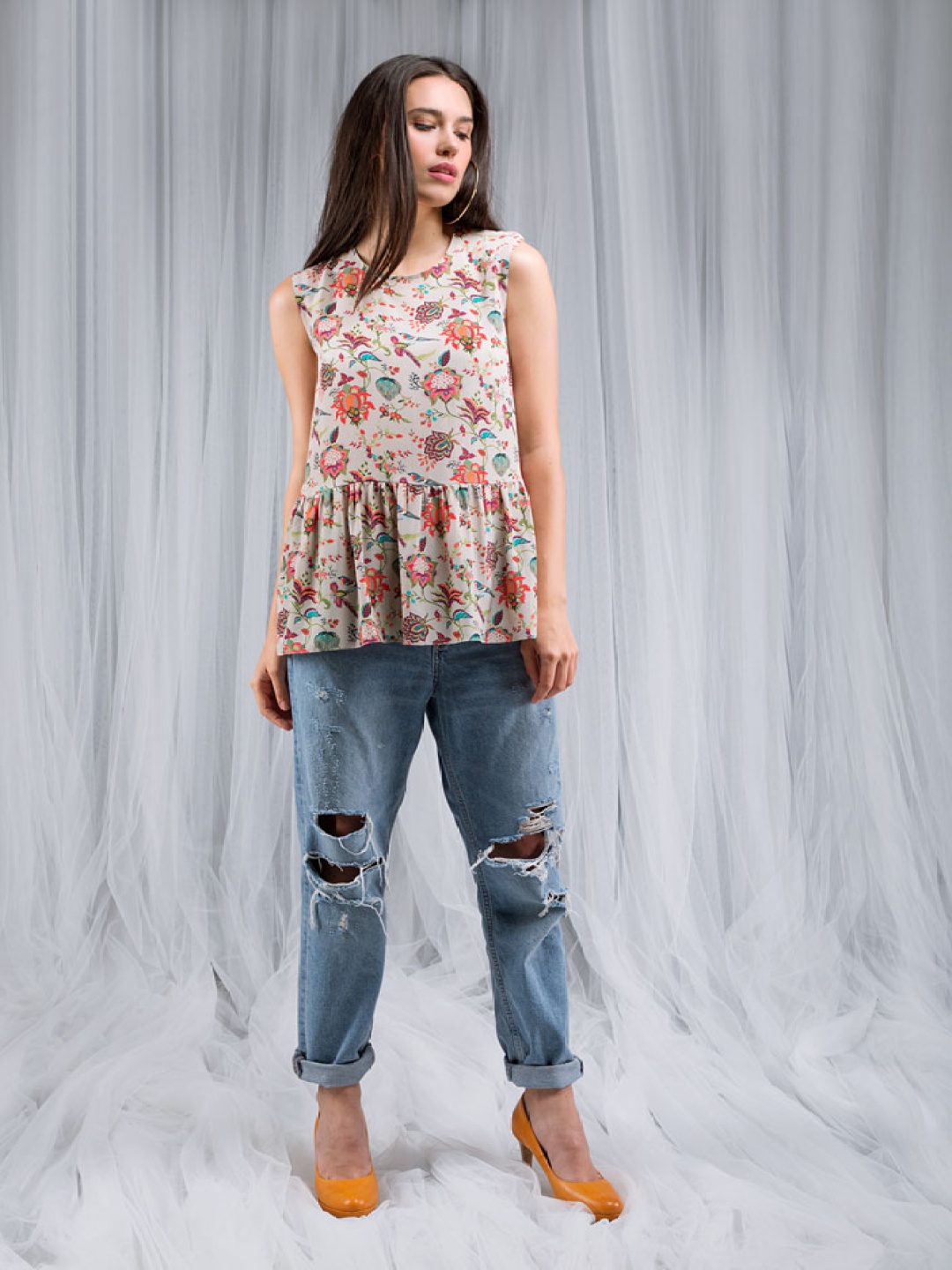 

PS PRET BY PAYAL SINGHAL Printed Tunic, Khaki