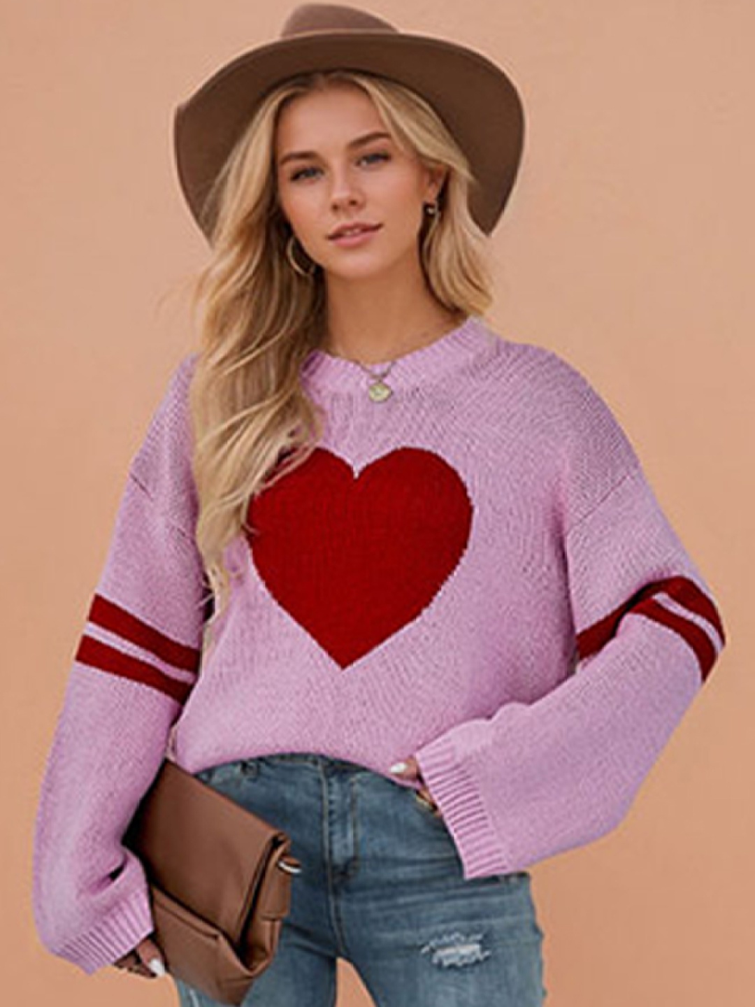 

StyleCast Women Printed Pullover, Pink