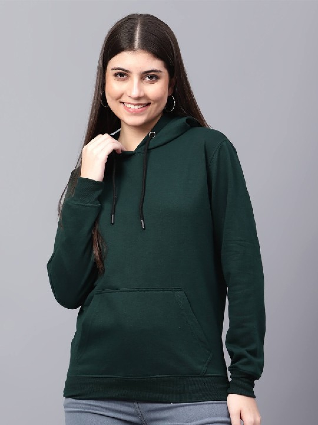 

TABADTOD Women Hooded Sweatshirt, Green