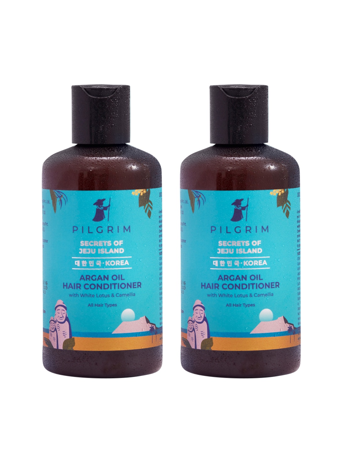 

Pilgrim Set of 2 Argan Oil Hair Conditioner for Deep Nourishment, For All Hair Types, Teal