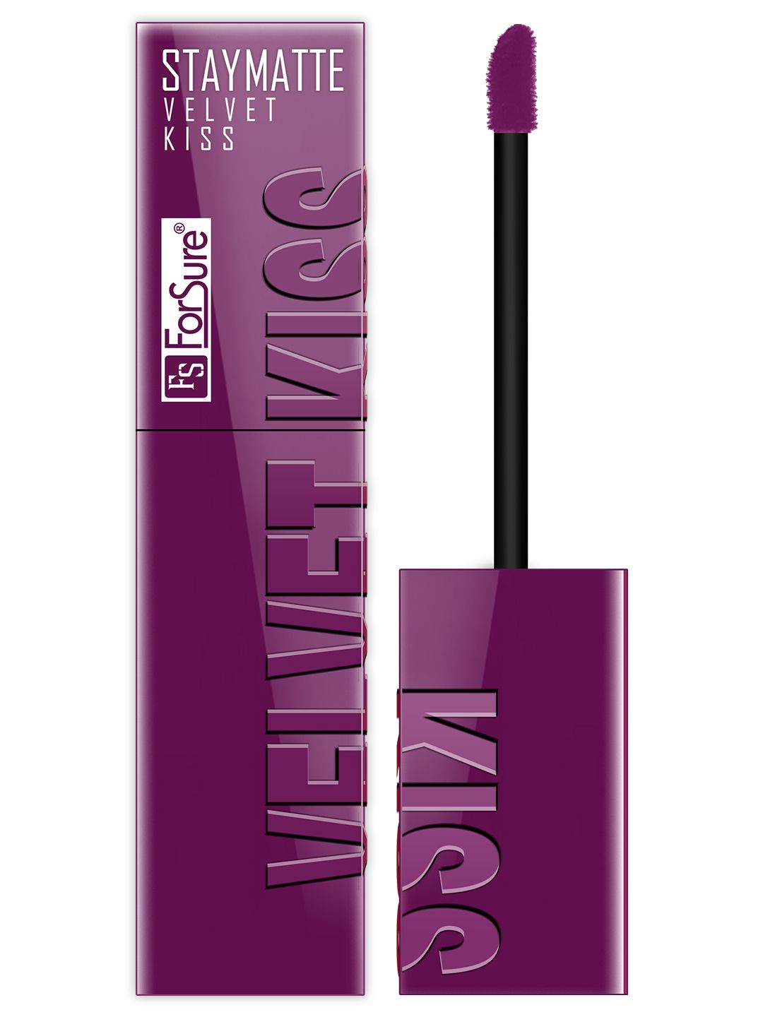 

ForSure Velvet Kiss Non-Transfer Liquid Lipstick - 3.5 ml - Wine 03, Purple