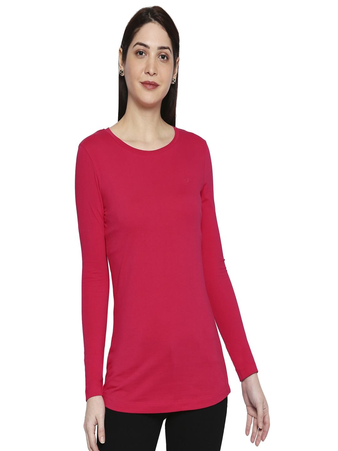 

AMMARZO Women Pockets T-shirt, Pink