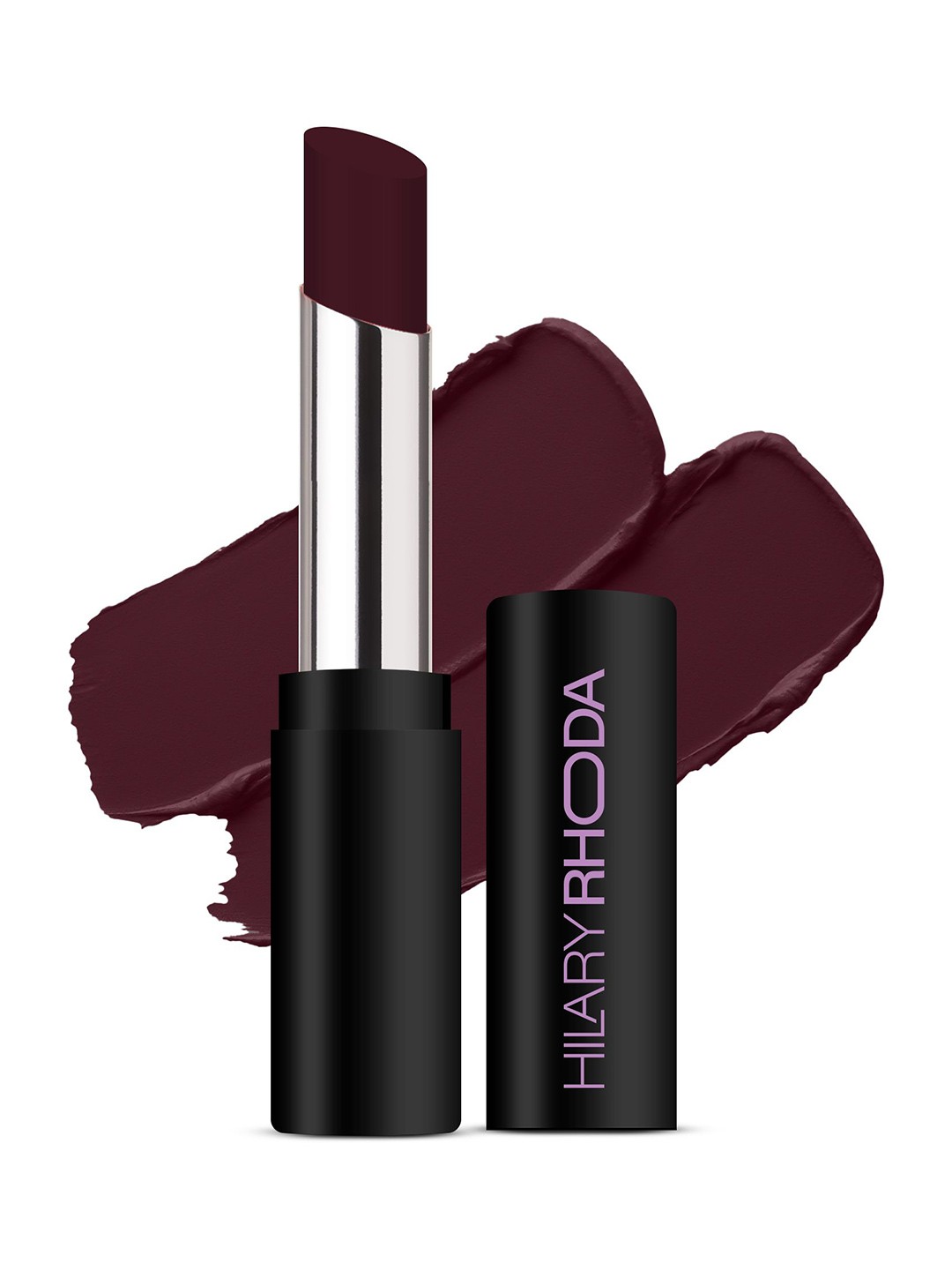 

Hilary Rhoda Power Stay Non-Transfer Matte Lipstick with Shea Butter - Perfect Plum 11, Purple