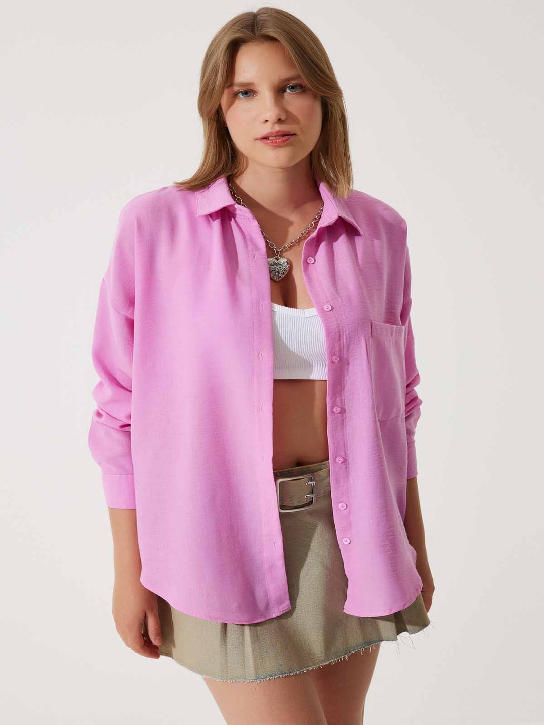 

Happiness istanbul Women Opaque Casual Shirt, Na