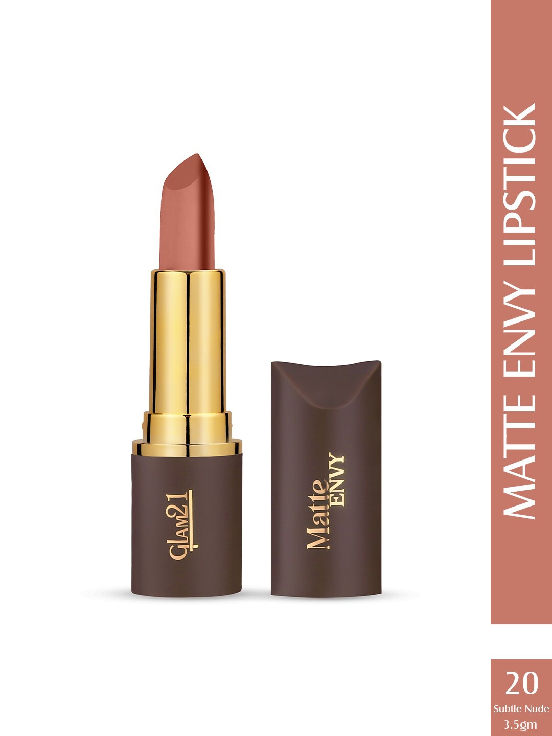 

GLAM21 Matte Envy Long Lasting Lipstick - 3.5g - Subtle Nude 20