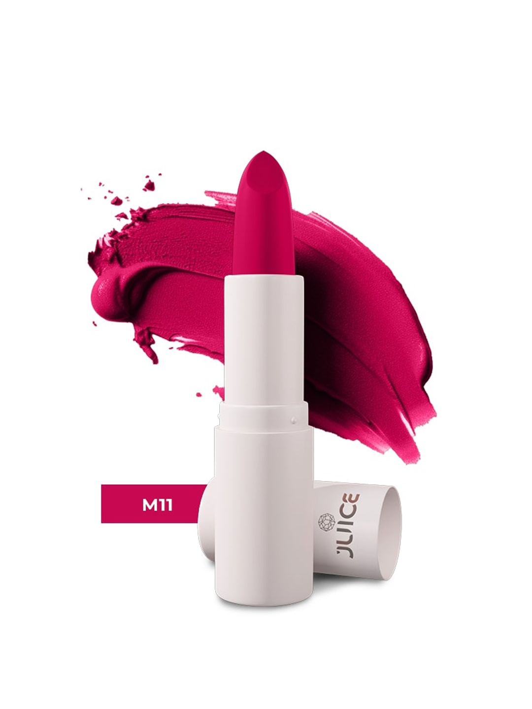 

JUICE Kiss Sensation Lipstick With Bio Retinol For UV Protection - 4g - Captured M11, Magenta