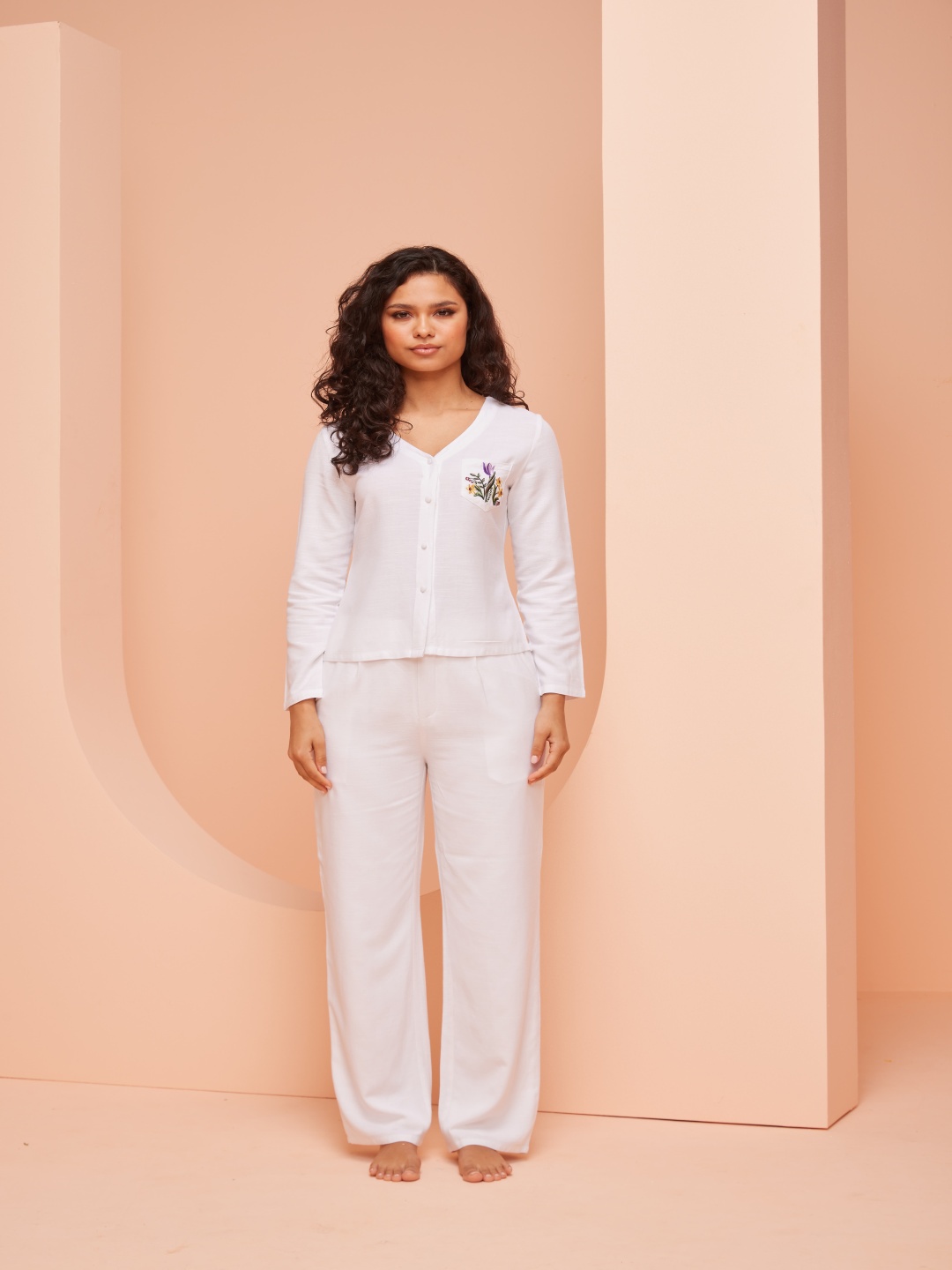 

ASHITA FERNANDES Women Premium Opaque Casual Shirt, White