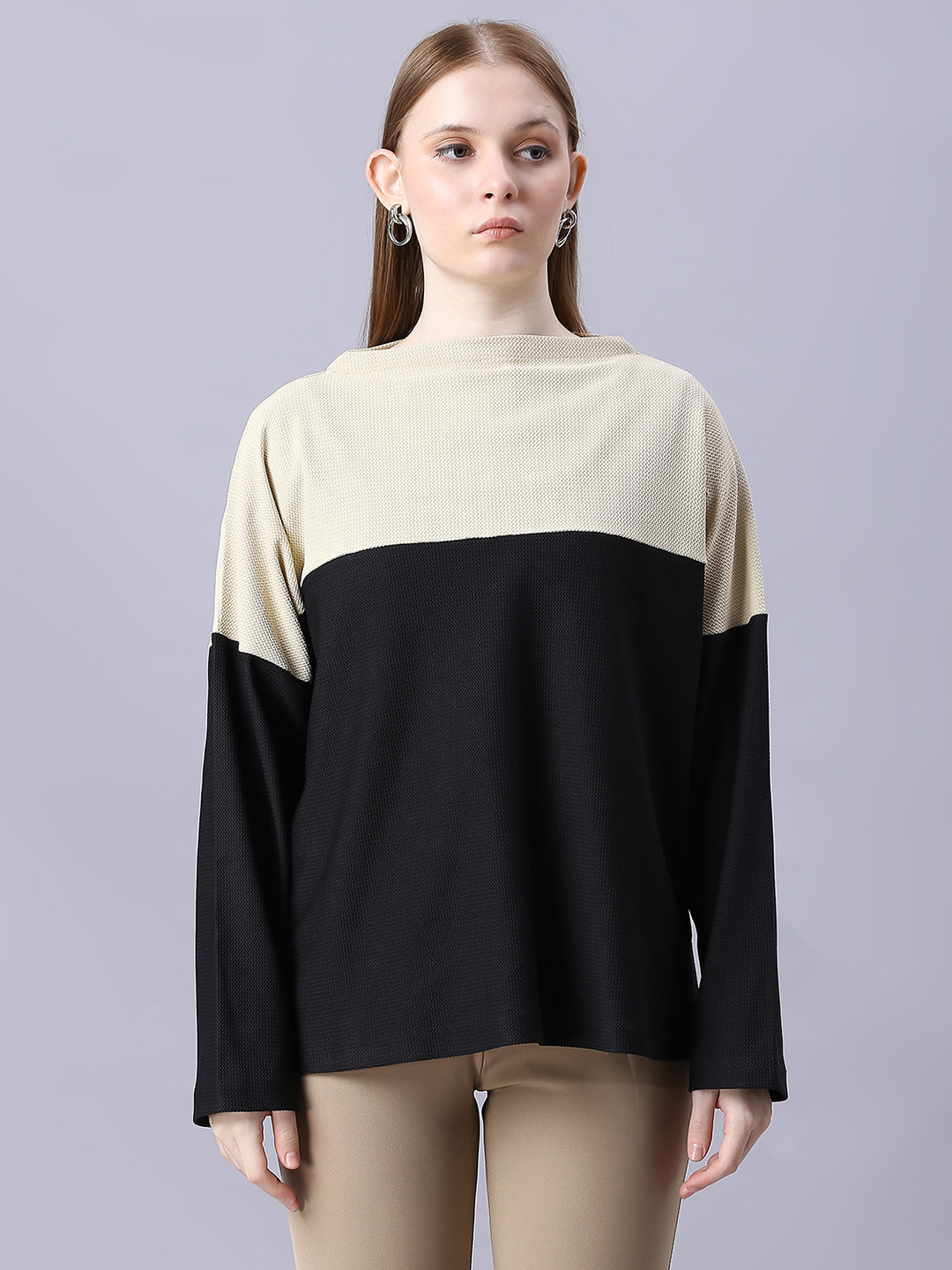 

Autumn Hues Women Embellished Top, Beige