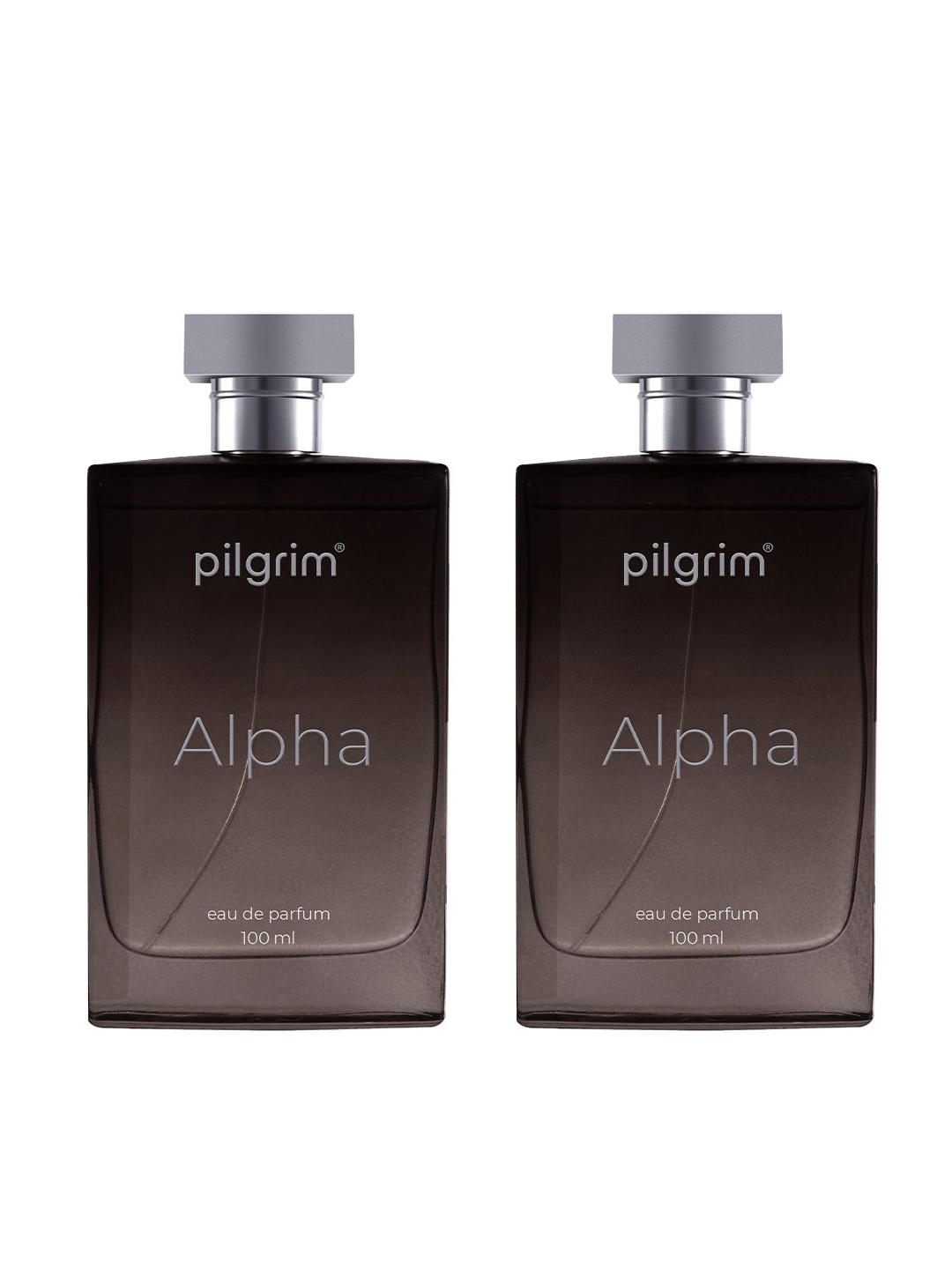 

Pilgrim Set Of 2 Men Alpha Long Lasting Eau De Parfum - 100ml Each, Black