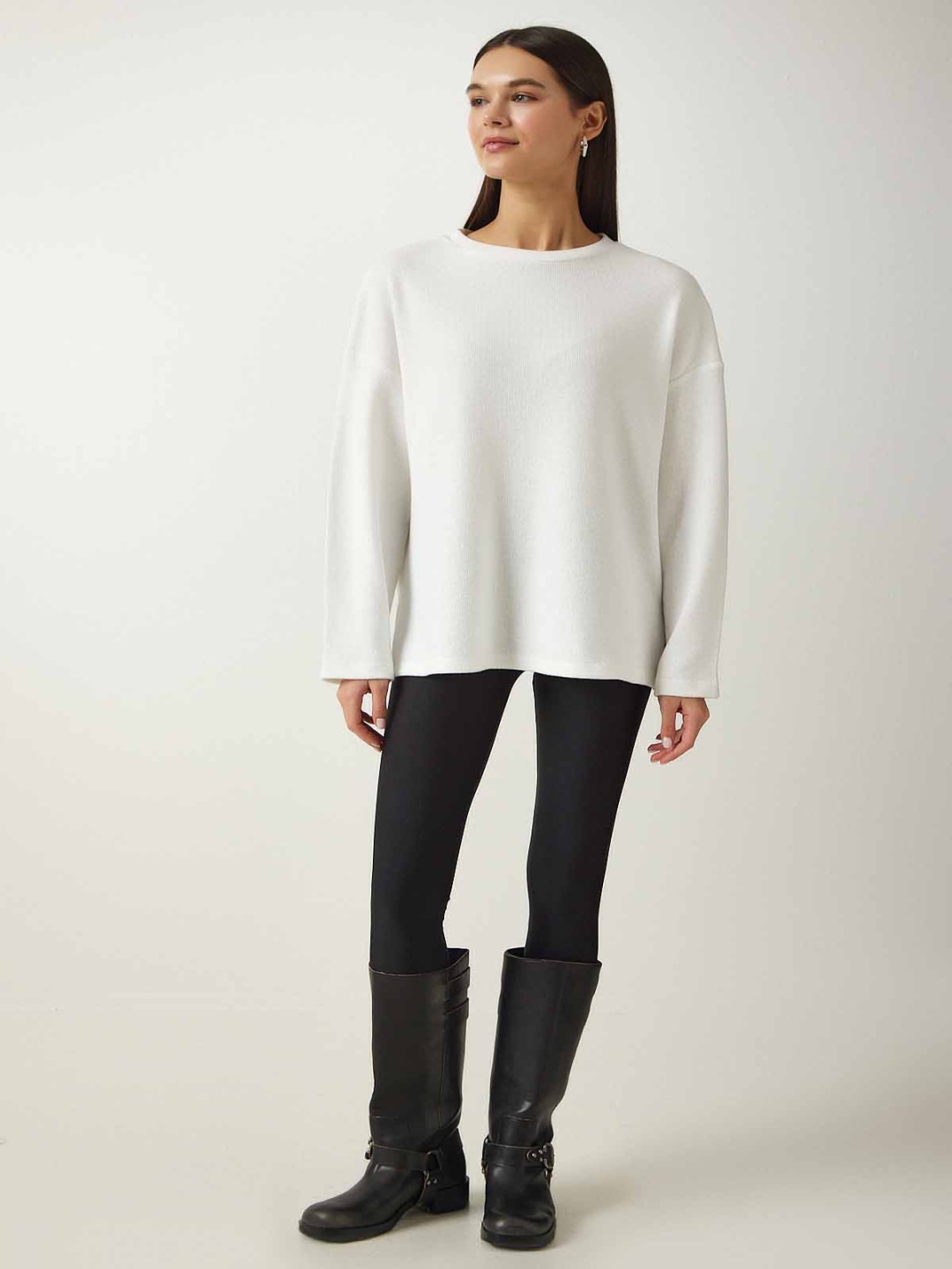 

Happiness istanbul Extended Sleeves Boxy Top, Na