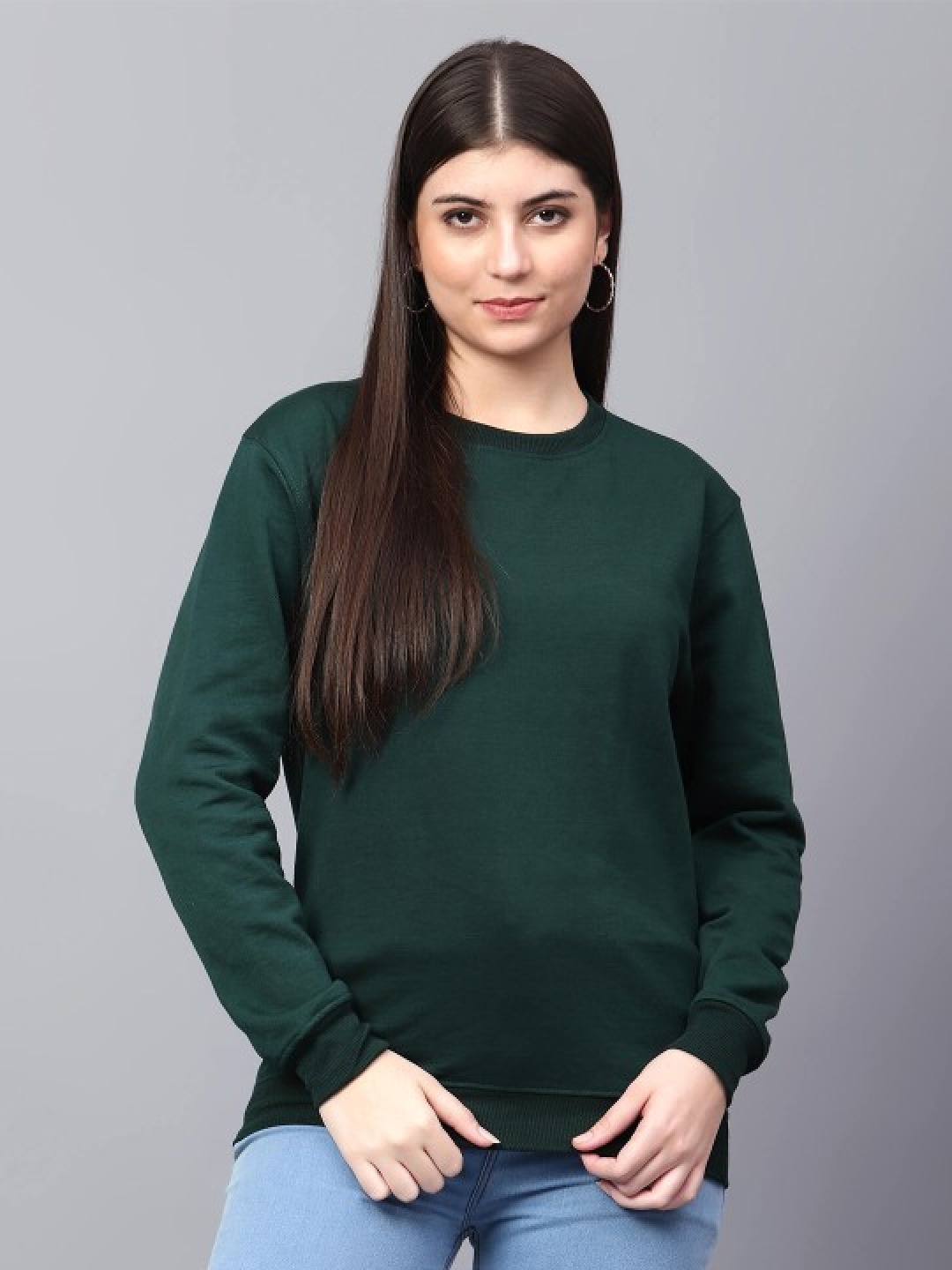 

TABADTOD Women Sweatshirt, Green