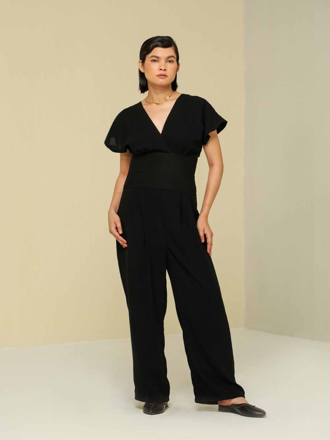 

ZAITRA Basic Jumpsuit, Black