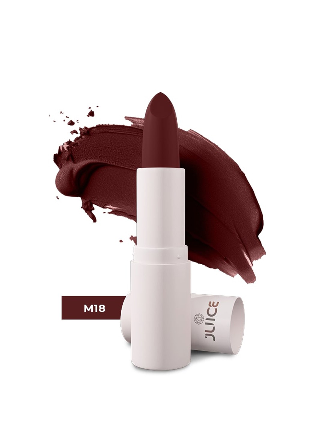 

JUICE Kiss Sensation Lipstick With Bio Retinol For UV Protection - 4g - Crme Brulee M18, Camel brown
