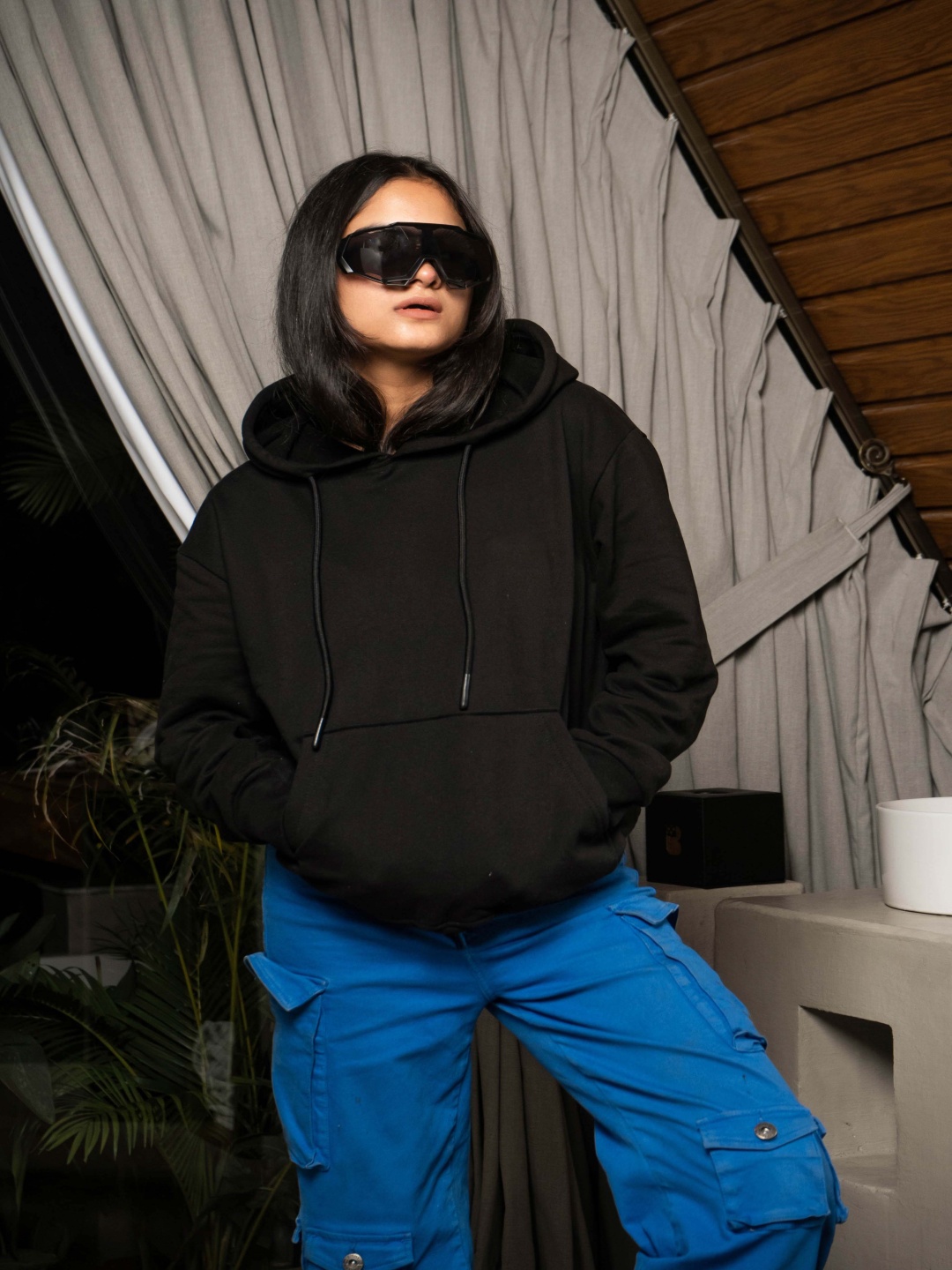 

COLOR CAPITAL Women Sweatshirt, Black