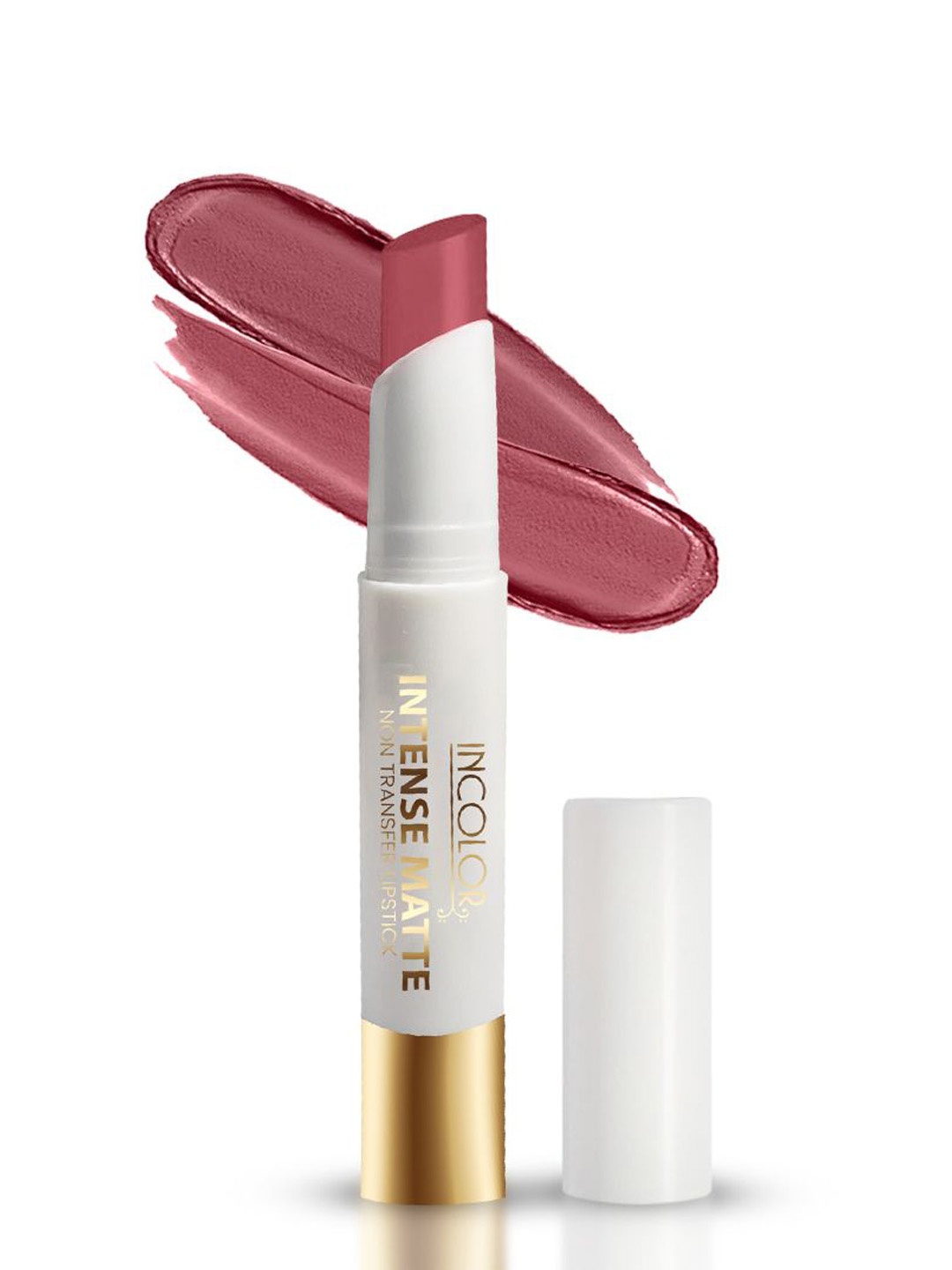 

INCOLOR Intense Matte Non Transfer Long Lasting Lipstick - Fair Dust 09, Pink