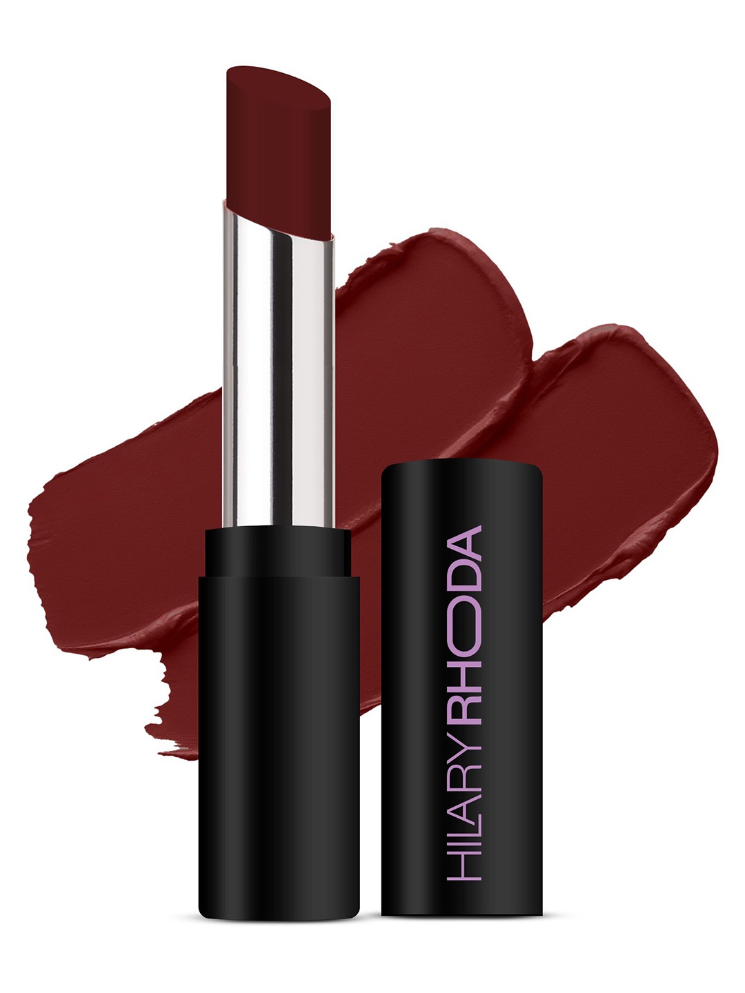 

Hilary Rhoda Power Stay Non-Transfer Matte Lipstick with Shea Butter - Orange Candy 10, Brown