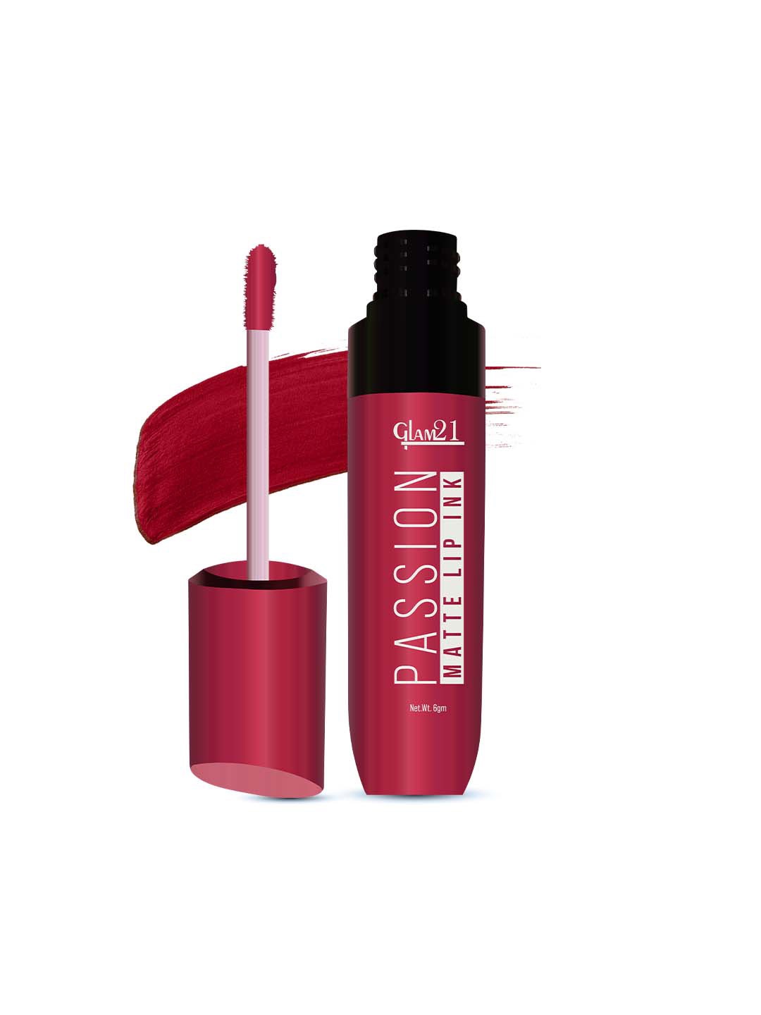 

GLAM21 Passion Matte Long Lasting Lip Ink - 6g - Cherry Crush 03, Red