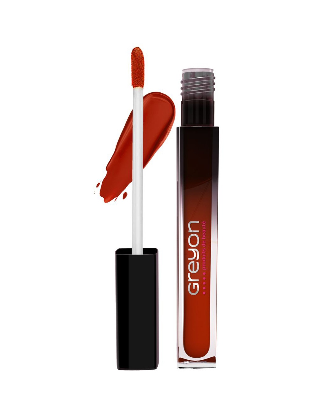 

Greyon Premium Waterproof & Smudge-Proof Liquid Lipstick 5 ml - Brownish Red 25, Maroon