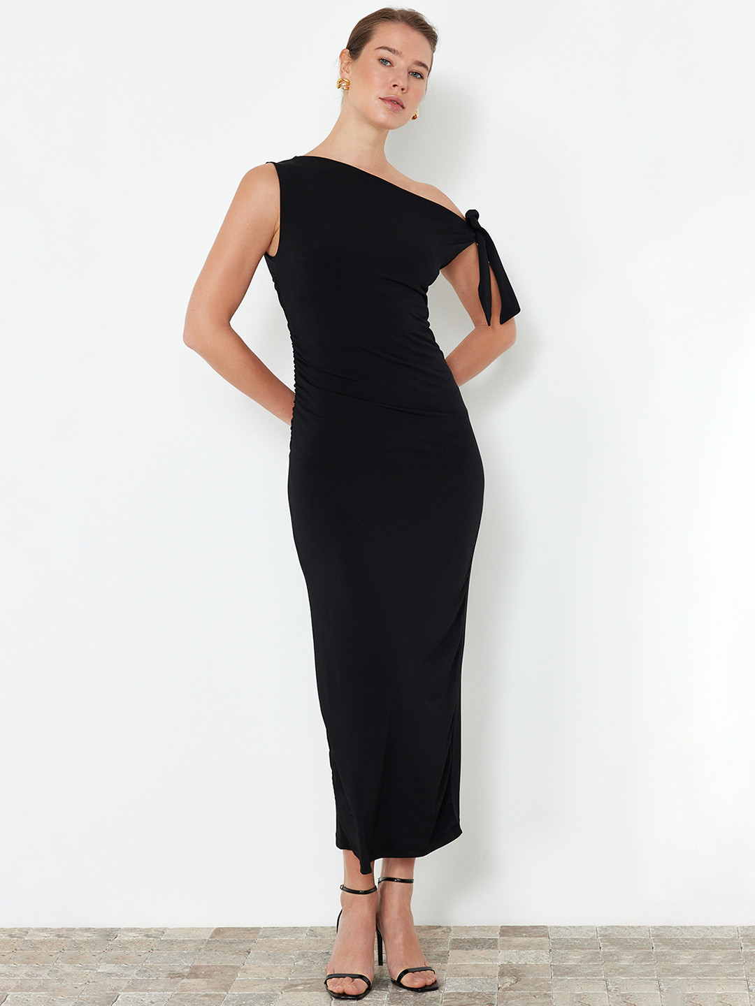 

Trendyol Women Maxi Midi Dress, Na