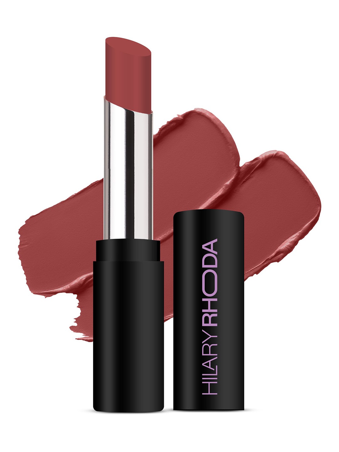 

Hilary Rhoda Power Stay Non-Transfer Matte Lipstick with Shea Butter - My Pink 03, Peach