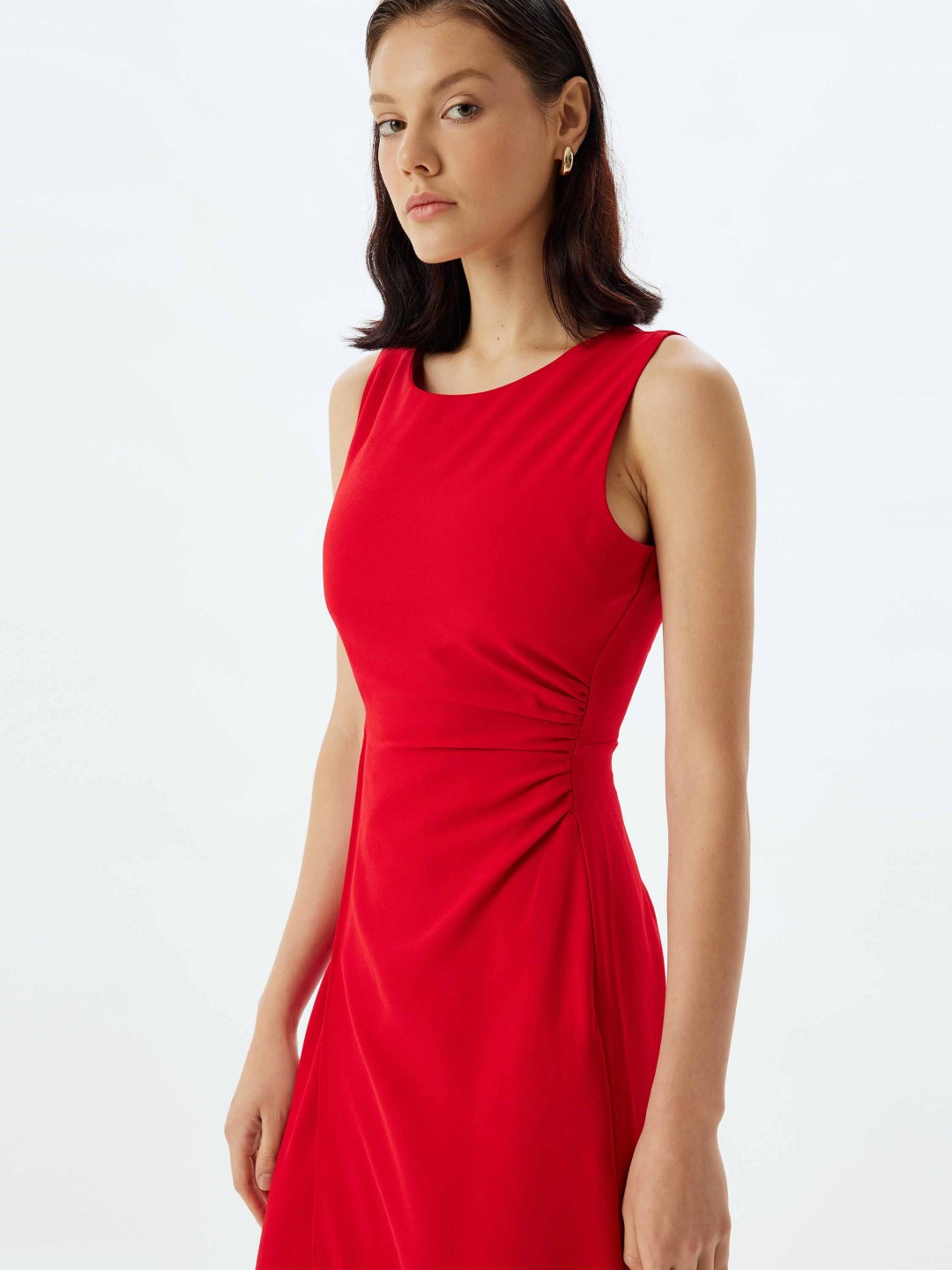 

Koton Women Fit & Flare Dress, Red