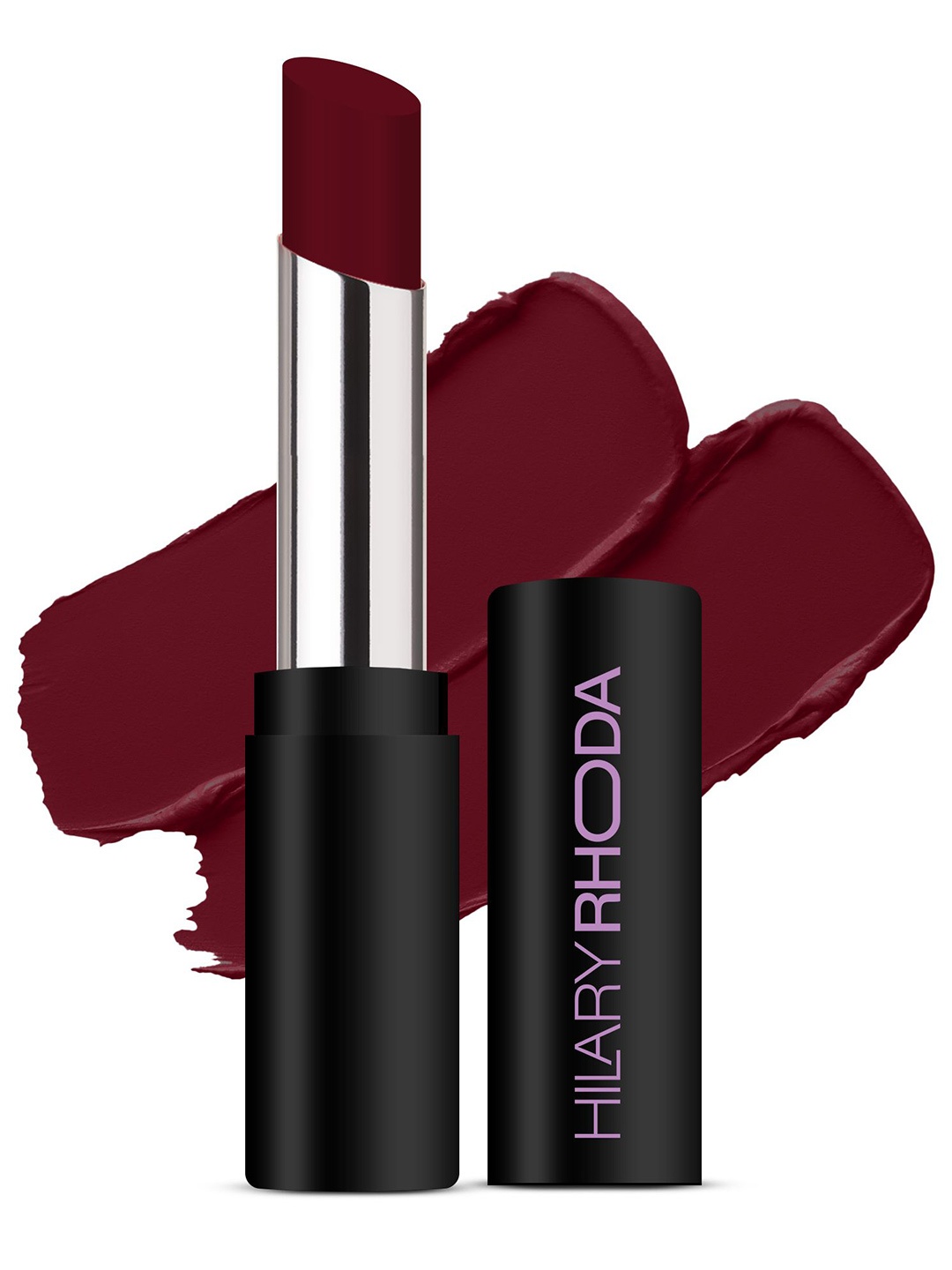 

Hilary Rhoda Power Stay Non-Transfer Matte Lipstick with Shea Butter - Retro Red 16, Maroon