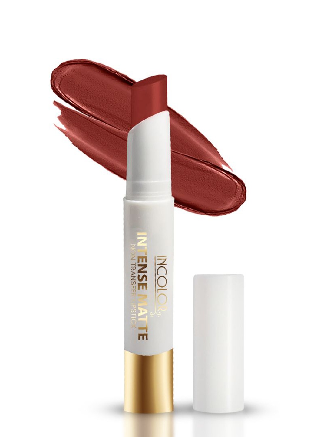 

INCOLOR Intense Matte Non Transfer Long Lasting Lipstick - Love Secrate 17, Brown