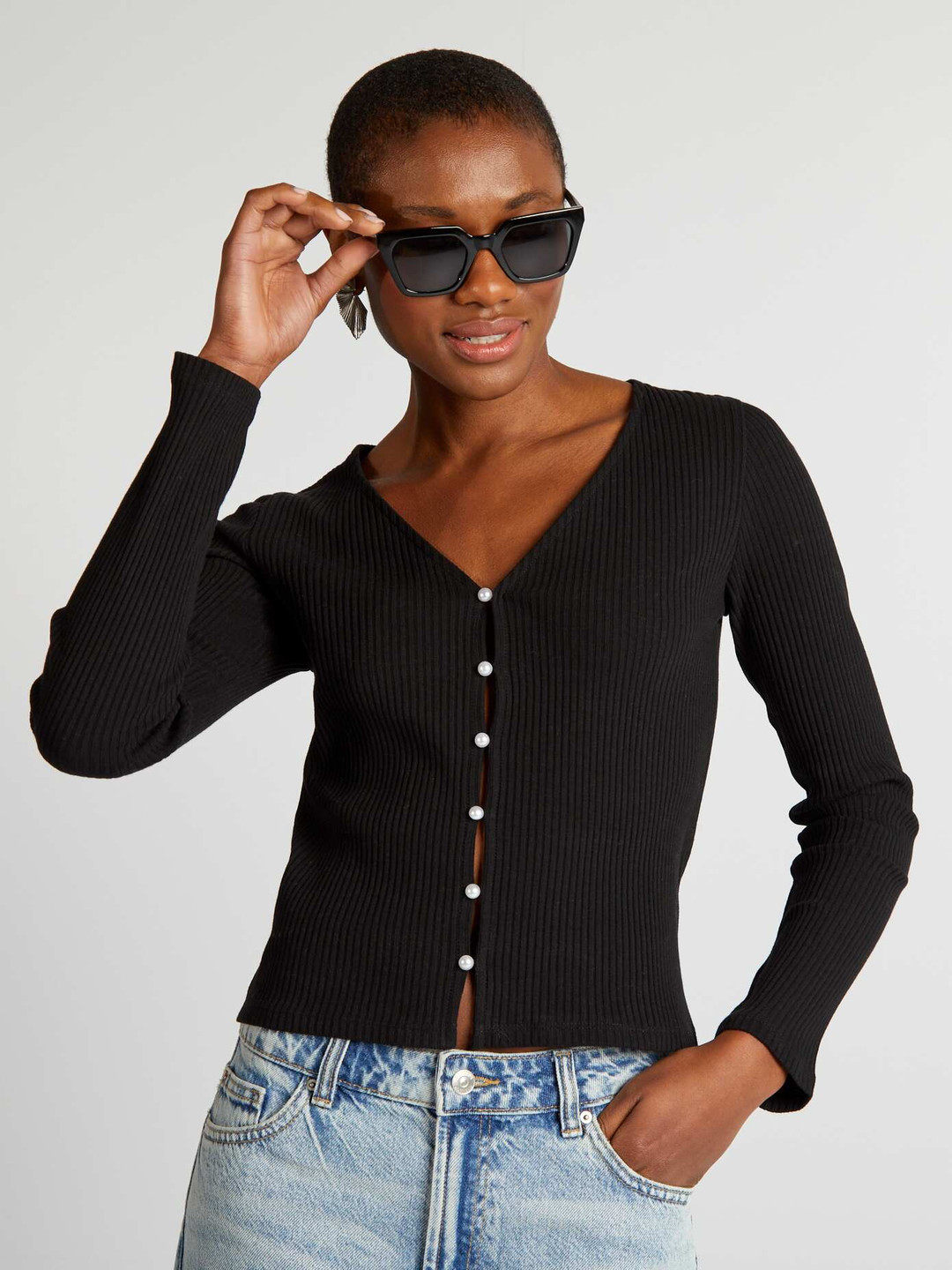 

KIABI Women Cardigan, Black