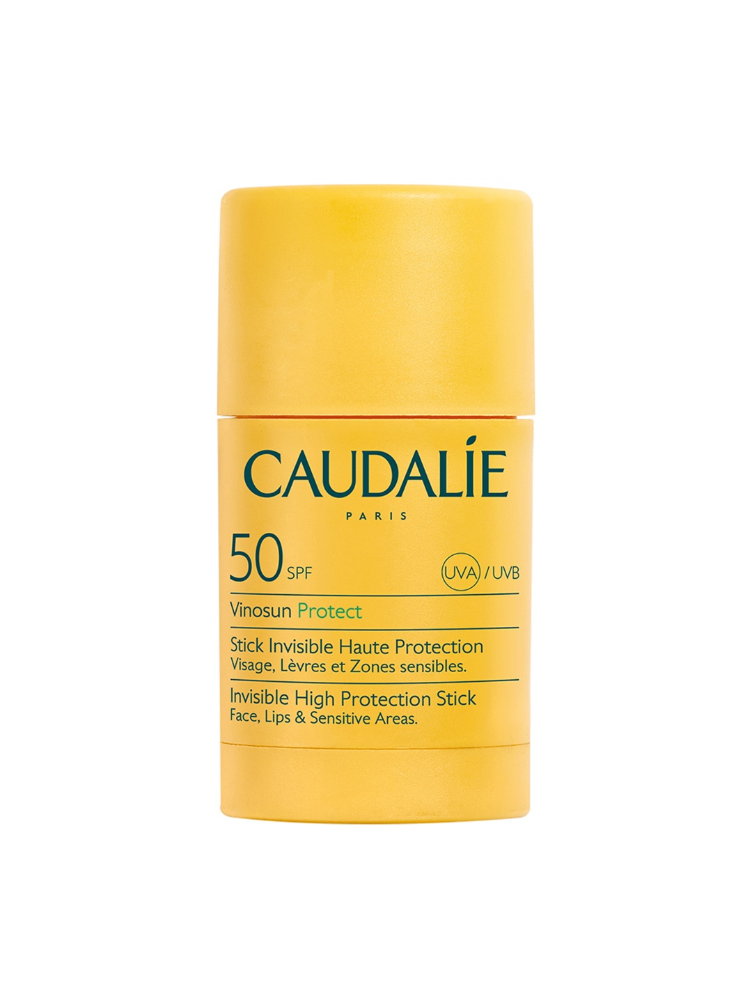 

Caudalie Vinosun Invisible High Protection SPF 50 Sunscreen Stick - 15g, Yellow