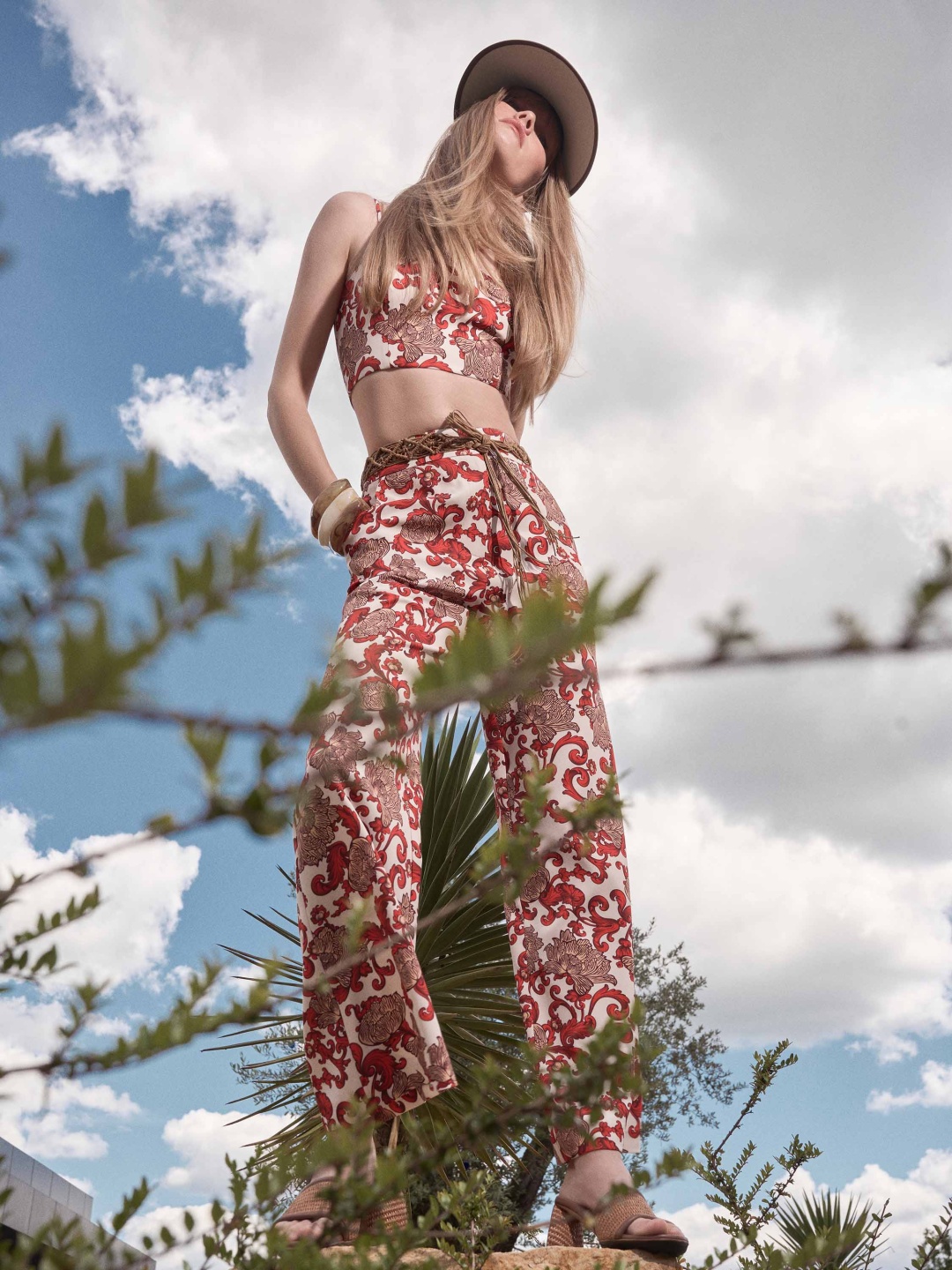 

Koton Floral Print Top, Orange