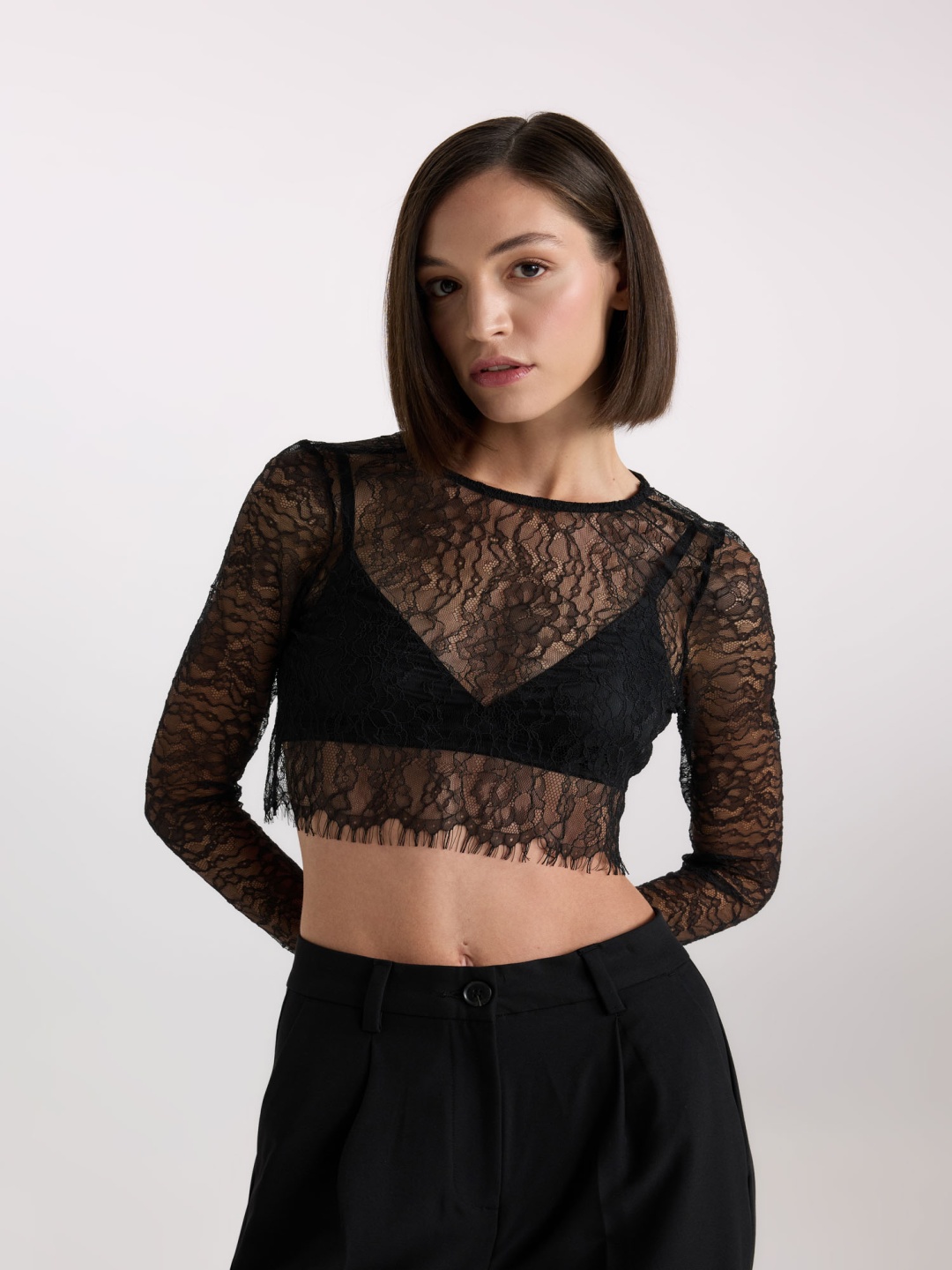 

DeFacto Styled Back Crop Top, Na