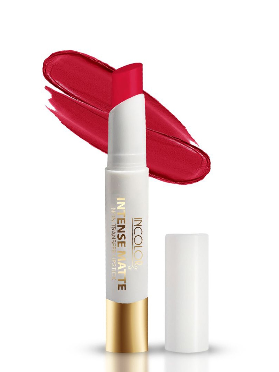 

INCOLOR Intense Matte Non Transfer Long Lasting Lipstick - Beach Casual 21, Red