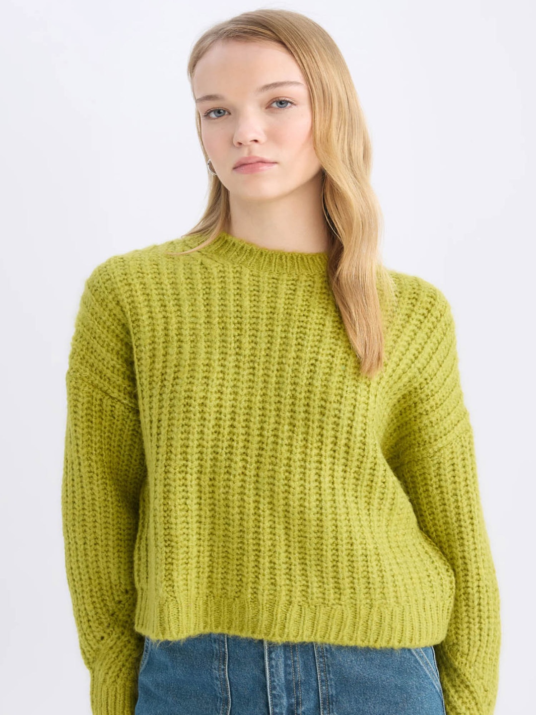 

DeFacto Women Pullover, Green