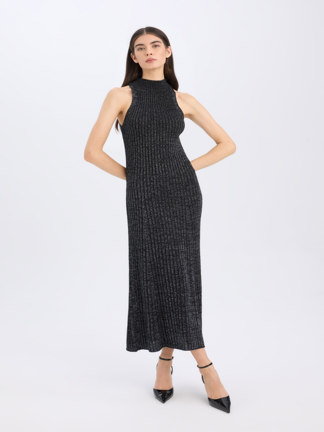 

DeFacto Print Maxi Dress, Na